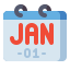 Январь icon