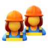 Construction workers icon