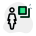 Bring back word document for an businesswoman to adjust icon