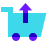 color glass style return purchase icon