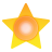glassmorphism style 星 icon