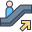escalator up icon