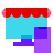 color glass style device shop icon