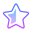 gradient style stern gefüllt icon