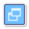 stickers style 창 복원 icon