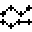 pixels style line chart icon