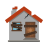 emoji style maison abandonnée icon