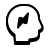 badges style headache icon
