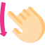 flick down icon