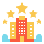 five star hotel icon