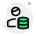 Data storage by a user for the company icon