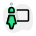 biology class teacher teaches the concepts of zoology icon