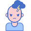 external-anger-mental-health-flaticons-lineal-color-flat-icons icon