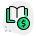 Book on finance and investment isolated on a white background icon