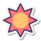 stickers style summer icon