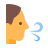 Tiefes Bauchatmen Icon