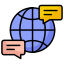 Global communication icon