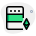 外部イーサリアム暗号通貨ブロックチェーンサーバー、白背景に分離、データベース、緑、Tal Revivo icon