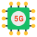 5g chip icon