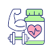 supplements for strength icon