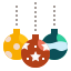 pacote-de-ícones-planos-de-bola-externa-de-natal-pongsakorn-tan icon