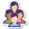 stickers style 회의 icon