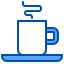 外部咖啡杯自由职业者 xnimrodx-蓝色-xnimrodx icon