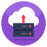 Cloud Server Uploading icon