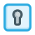 外部钥匙孔钥匙和锁基础颜色 edtgraphics icon