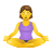 Frau im Lotussitz icon