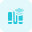 Book on graduation of particular field isolated on a white background icon