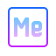 gradient style adobe media encoder icon