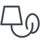 lâmpada de parede icon