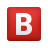 emoji de tipo sanguíneo com botão b icon