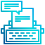 typewriter icon