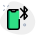 Bluetooth connectivity function on a mobile phone icon