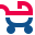 stencil style baby stroller icon