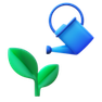 3d fluency style 정원 icon