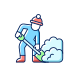 Shoveling Snow icon