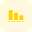 gráfico-de-barras-externas-en-tendencia-baja-después-de-la-caída-del-mercado-negocio-tritone-tal-revivo icon