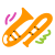 scribby style trombone icon