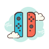 cloud style nintendo switch icon