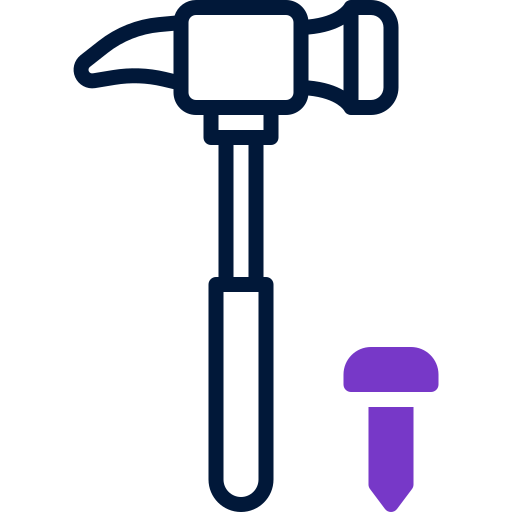 construção-de-martelo-externo-linha-mista-sólida-yogi-aprelliyanto icon