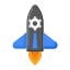 Gestartete Rakete icon