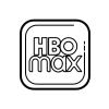 outline hand drawn style hbo max icon