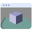 navegador externo-realidade aumentada-flat-vinzence-studio icon