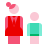 color glass style 일하는 엄마 icon