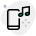 externe-handy-musik-mit-notensymbol-layout-aktion-green-tal-revivo icon
