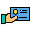 business card icon