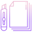 paper knife icon